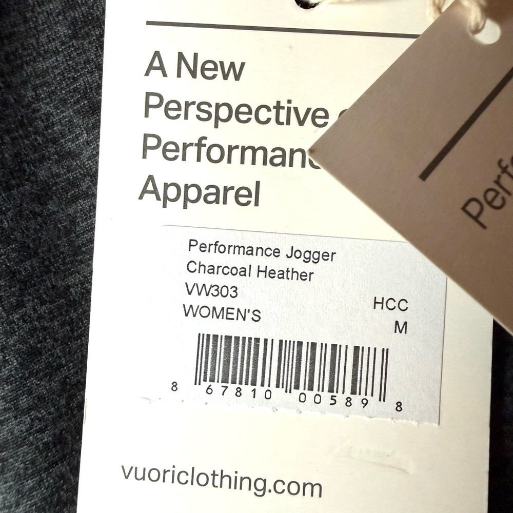Vuori Performance Joggers VW303 Charcoal Heather - Picture 5 of 13
